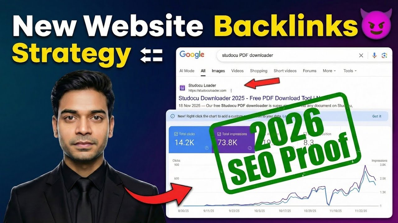New Website Backlink Stretegy 2026 Seo Proofs | Website Rank in 48Hours with High quality Backlink 