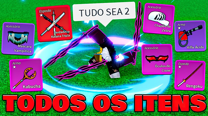 COMO PEGAR TODOS OS ITENS DO SEA 2 no BLOX FRUITS!!