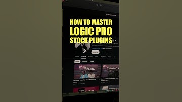 How to make industry leading songs with Logic Pro Stock plugins only..