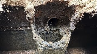 Essential Concrete Septic Tank Maintenance: Checking the Baffle through the Second Lid | Expert Tips