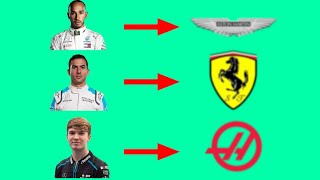 My F1 2021 Driver Line Up Predictions