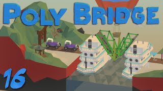Poly Bridge 16 Float & Unfold!