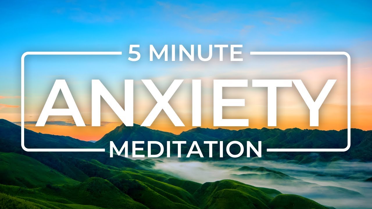 5 Minute Meditation | Simple Short Guided Meditation to Relieve Anxiety ...