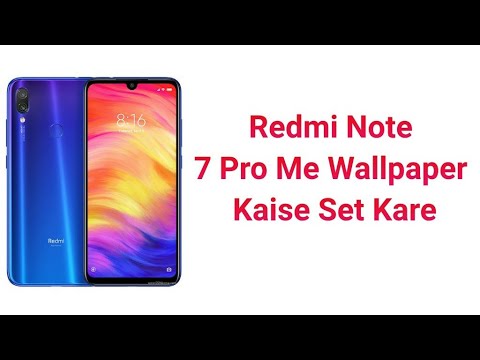 How to change wallpaper in redmi note 7 pro