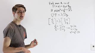 15.5: Lagrange Multipliers Example - Valuable Vector Calculus