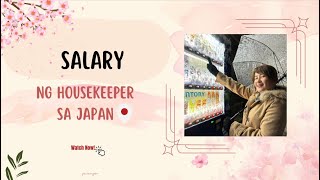 Salary bilang housekeeper in japan