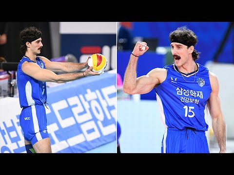8 Aces in a Row | Kyle Russell | New Record V-League (South Korea) @KOVO