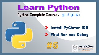Install PyCharm in Tamil | Run and Debug Python by PyCharm | Learn Python  in Tamil
