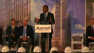 Leggett Remarks at Marriott New HQ