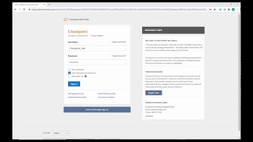 Checkpoint Product Demonstration