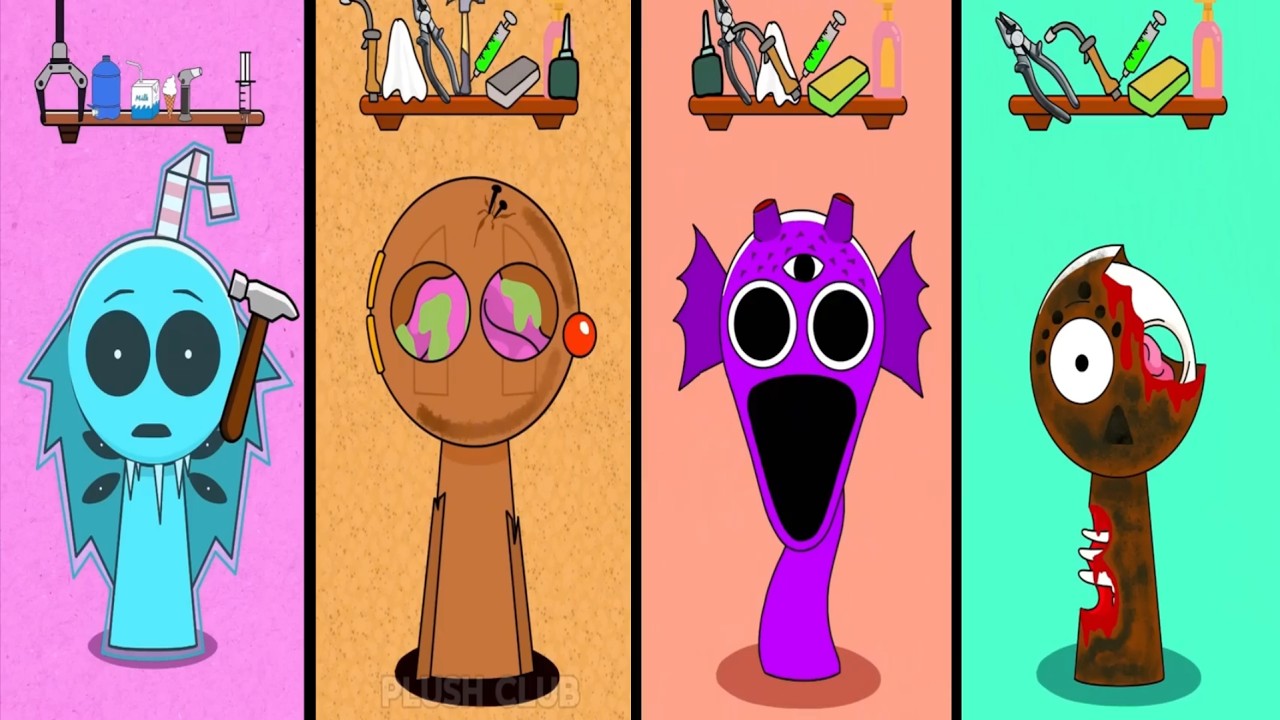 INCREDIBLE SPRUNKI HELP! | Tiles Hop EDM Rush part5