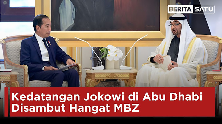 Kedatangan Jokowi di Abu Dhabi Disambut Hangat MBZ | Beritasatu