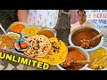      unlimited thali in 120 rs faridabad street food india