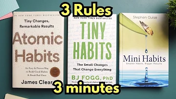 3 Rules to Change Your Life in 3 Minutes