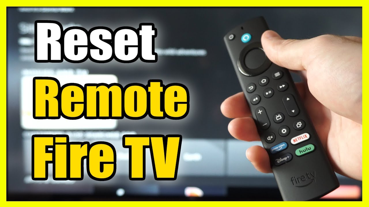 How to Reset  Fire TV Remote & Fix Problems (Easy Method