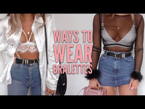 Ways to Wear Bralettes  Fashion Influx 