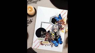 Aesthetic Journaling with me #art #journaling #scrapbooking #aesthetic #asmr