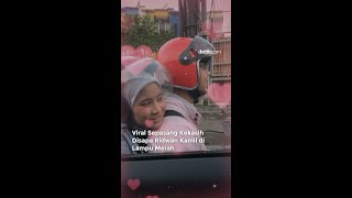 Wah! Kang Emil Sapa Pasangan yang Naik Motor, Siap Jadi Saksi Nikah Mereka