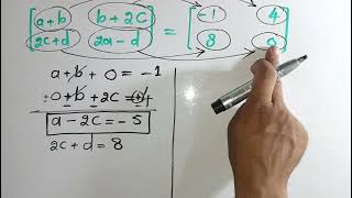 15 exercise 1.1 question 7 unknown values in equal matrices maths class 9th kpk text book board