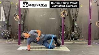 Celebrity Modified side plank clamshell exercise Profile