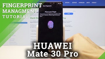 How to Add Fingerprint Lock on HUAWEI Mate 30 Pro - Set Fingerprint