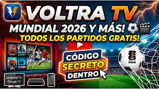 🚀 The BEST APP to watch the 2026 WORLD CUP, Movies and Series! (Hidden Code) | VOLTRA TV 📺 screenshot 3