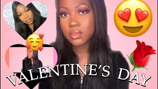 SOFT VALENTINES DAY GLAM LOOK|KEREN FREMPONG screenshot 1