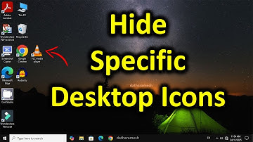 How to Hide or Show Specific Desktop Icons