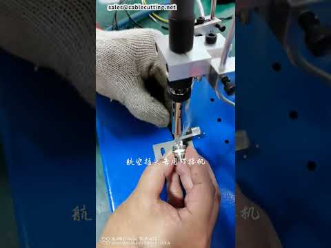 Dedicated Soldering Machine for Aviation Plugs Handles Pins on One Side #factory #machine