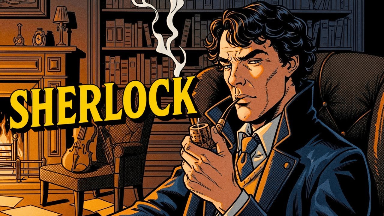 Você Vai Dormir Com Contos Encantados de Sherlock Holmes | ASMR de Mistério Aconchegante
