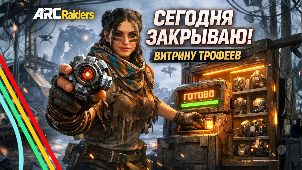 СЕГОДНЯ ПОЛНОСТЬЮ ЗАКРЫВАЮ ПРОЭКТ ВИТРИНА ДЛЯ ТРОФЕЕВ! ⚙️ ARC Raiders