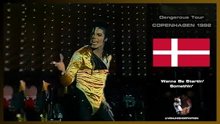 Michael Jackson Live In Copenhagen 1992: Wanna Be Startin Somethin - Dangerous Tour