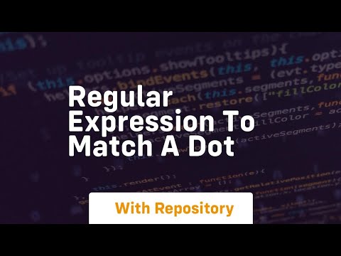 regular expression to