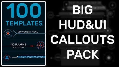Big HUD UI Callouts Pack AFTER EFFECTS Template Videohive 33503069