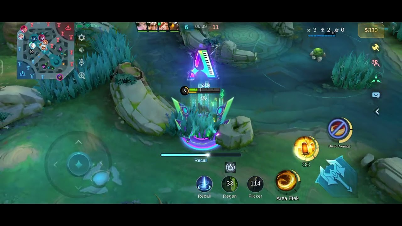 Gameplay X-Borg Explane Vs Aldous, Hard Game, Mlbb