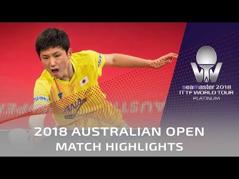 Zhou Yu vs Harimoto Tomokazu | 2018 Australian Open Highlights (1/4)