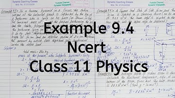 Example 8.4 | Ncert | Chapter 8 | Mechanical Properties of Solids | Class 11 Physics