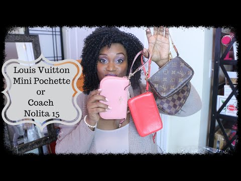 Coach NOLITA 19 vs Louis Vuitton POCHETTE ACCESSOIRES 