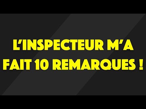 L&rsquo;INSPECTEUR M&rsquo;A FAIT 10 REMARQUES LE JOUR DU PERMIS ...