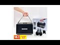 Loa Bluetooth Karaoke REMI OFFICIAL – Siêu Bass, 2 Mic Không Dây, Xịn Nhất 2026