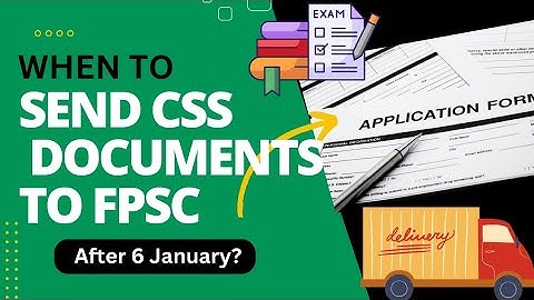 Send your documents to FPSC after 6 January | Don