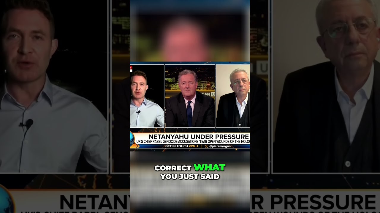 Douglas Murray Vs Anti Israel Palestinian Leader HEATED Debate On Piers Morgan 