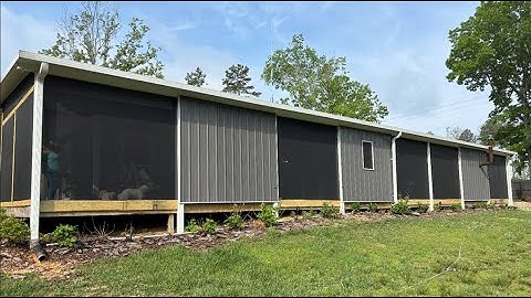 SNAPP® screen Porch Screen Project Review - Fred from TN