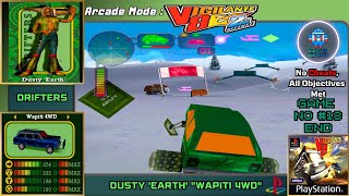 Vigilante 8 2nd Offense PS1 - Dusty 'Earth' - Wapiti 4WD Gameplay HD