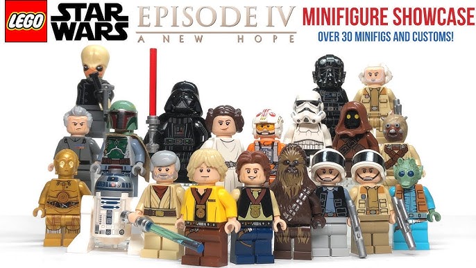 site:youtube.com lego star wars a new hope LEGO Star Wars Episode 4: A NEW HOPE Minifigure Collection Showcase -  YouTube