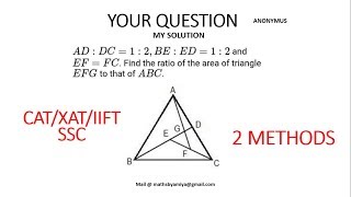 Must Try Question for CAT XAT IIFT SSC : MATHS BY AMIYA
