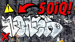 Top 5 WORST Graffiti SINS You can Commit!