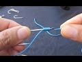 easiest fishing knot ever/أسهل طريقة لربط عقدة السنارة