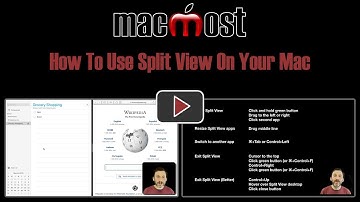 How To Use Split View On Your Mac (MacMost #1878)