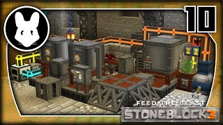 10 Lets Play StoneBlock 3 - Refinery, Fermenter, MultiservoPress & more! @MischiefofMice